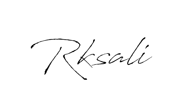 Similarly Antro_Vectra is the best handwritten signature design. Signature creator online .You can use it as an online autograph creator for name Rksali. Rksali signature style 6 images and pictures png