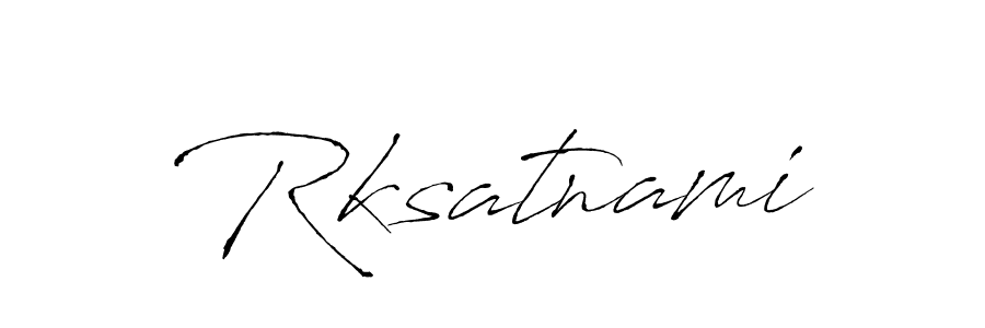 It looks lik you need a new signature style for name Rksatnami. Design unique handwritten (Antro_Vectra) signature with our free signature maker in just a few clicks. Rksatnami signature style 6 images and pictures png
