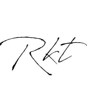 Rkt stylish signature style. Best Handwritten Sign (Antro_Vectra) for my name. Handwritten Signature Collection Ideas for my name Rkt. Rkt signature style 6 images and pictures png