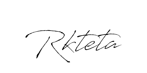 How to make Rkteta name signature. Use Antro_Vectra style for creating short signs online. This is the latest handwritten sign. Rkteta signature style 6 images and pictures png