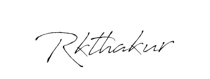 Create a beautiful signature design for name Rkthakur. With this signature (Antro_Vectra) fonts, you can make a handwritten signature for free. Rkthakur signature style 6 images and pictures png