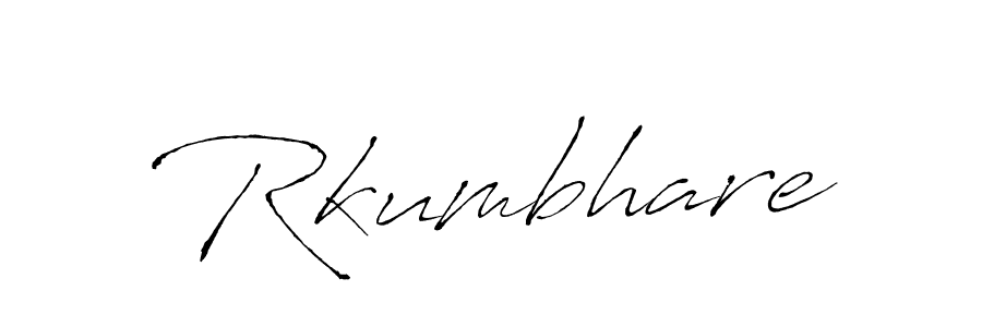 Antro_Vectra is a professional signature style that is perfect for those who want to add a touch of class to their signature. It is also a great choice for those who want to make their signature more unique. Get Rkumbhare name to fancy signature for free. Rkumbhare signature style 6 images and pictures png