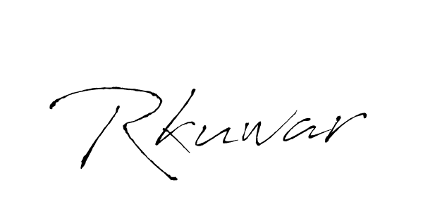 Design your own signature with our free online signature maker. With this signature software, you can create a handwritten (Antro_Vectra) signature for name Rkuwar. Rkuwar signature style 6 images and pictures png