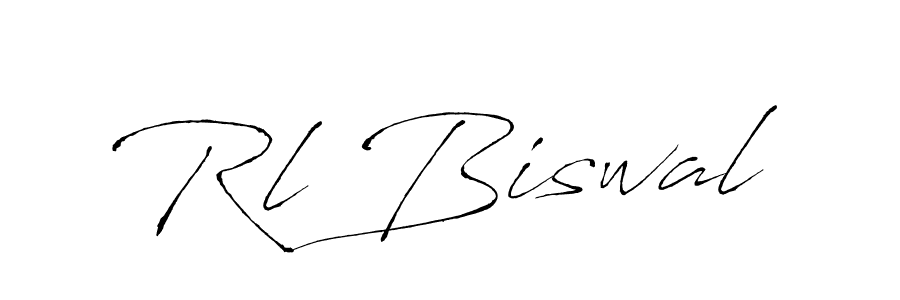 Make a beautiful signature design for name Rl Biswal. With this signature (Antro_Vectra) style, you can create a handwritten signature for free. Rl Biswal signature style 6 images and pictures png