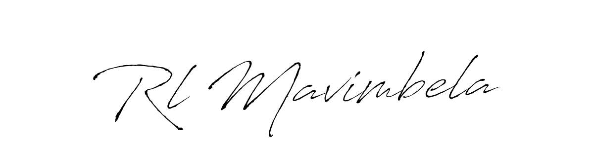 Antro_Vectra is a professional signature style that is perfect for those who want to add a touch of class to their signature. It is also a great choice for those who want to make their signature more unique. Get Rl Mavimbela name to fancy signature for free. Rl Mavimbela signature style 6 images and pictures png