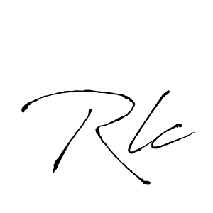 Also we have Rlc name is the best signature style. Create professional handwritten signature collection using Antro_Vectra autograph style. Rlc signature style 6 images and pictures png