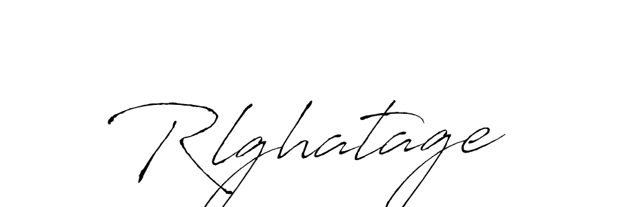 Design your own signature with our free online signature maker. With this signature software, you can create a handwritten (Antro_Vectra) signature for name Rlghatage. Rlghatage signature style 6 images and pictures png
