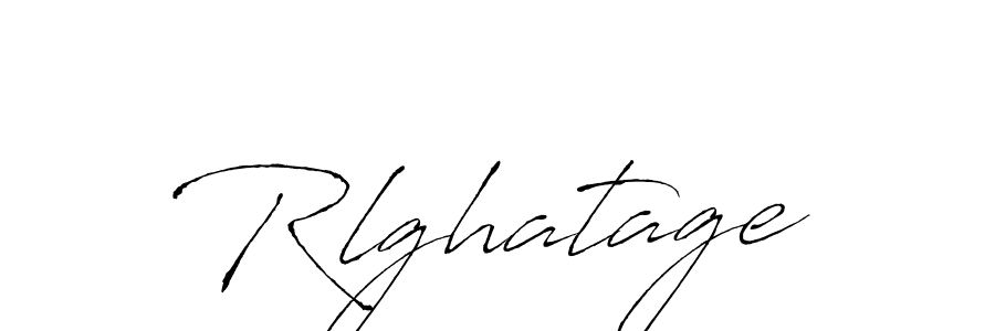 Also we have Rlghatage name is the best signature style. Create professional handwritten signature collection using Antro_Vectra autograph style. Rlghatage signature style 6 images and pictures png