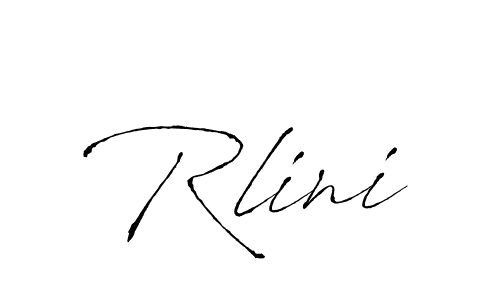 How to make Rlini name signature. Use Antro_Vectra style for creating short signs online. This is the latest handwritten sign. Rlini signature style 6 images and pictures png