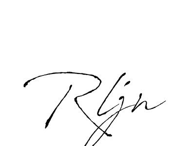 Create a beautiful signature design for name Rljn. With this signature (Antro_Vectra) fonts, you can make a handwritten signature for free. Rljn signature style 6 images and pictures png