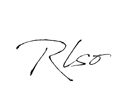 Rlso stylish signature style. Best Handwritten Sign (Antro_Vectra) for my name. Handwritten Signature Collection Ideas for my name Rlso. Rlso signature style 6 images and pictures png
