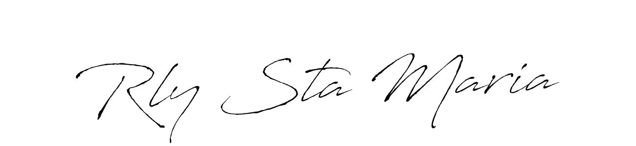Rly Sta Maria stylish signature style. Best Handwritten Sign (Antro_Vectra) for my name. Handwritten Signature Collection Ideas for my name Rly Sta Maria. Rly Sta Maria signature style 6 images and pictures png