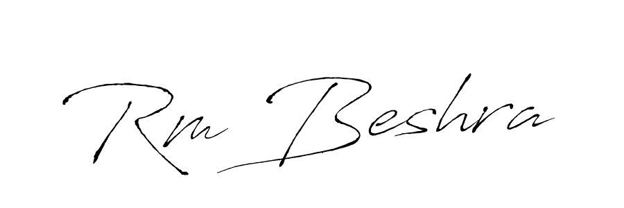 You should practise on your own different ways (Antro_Vectra) to write your name (Rm Beshra) in signature. don't let someone else do it for you. Rm Beshra signature style 6 images and pictures png