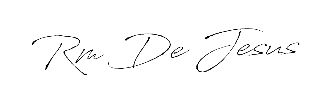 Also You can easily find your signature by using the search form. We will create Rm De Jesus name handwritten signature images for you free of cost using Antro_Vectra sign style. Rm De Jesus signature style 6 images and pictures png