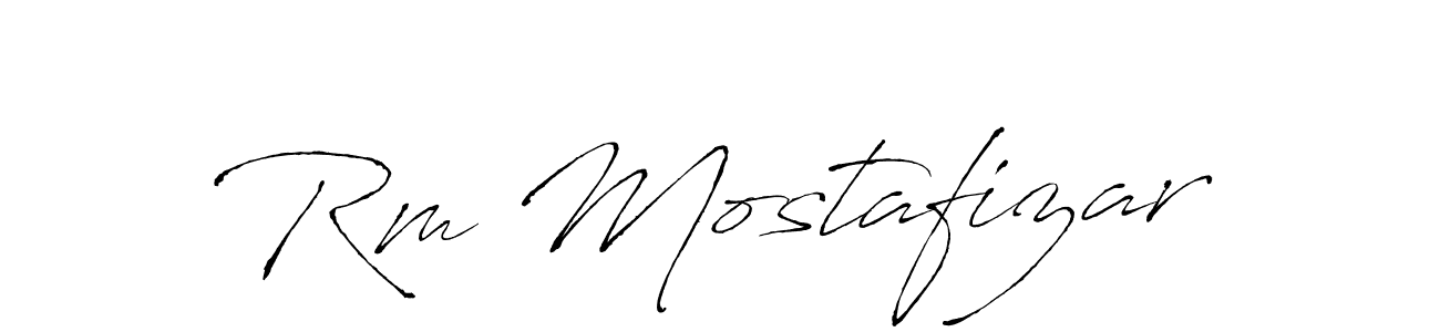 It looks lik you need a new signature style for name Rm Mostafizar. Design unique handwritten (Antro_Vectra) signature with our free signature maker in just a few clicks. Rm Mostafizar signature style 6 images and pictures png