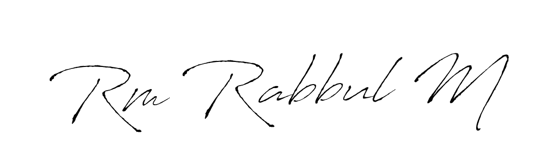 Make a beautiful signature design for name Rm Rabbul M. Use this online signature maker to create a handwritten signature for free. Rm Rabbul M signature style 6 images and pictures png
