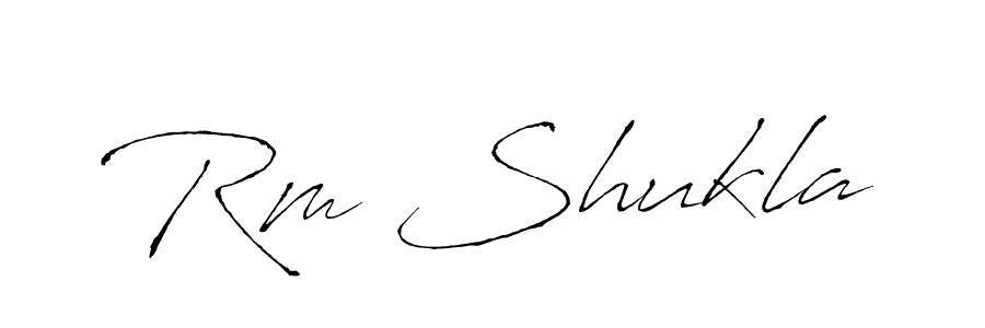 The best way (Antro_Vectra) to make a short signature is to pick only two or three words in your name. The name Rm Shukla include a total of six letters. For converting this name. Rm Shukla signature style 6 images and pictures png