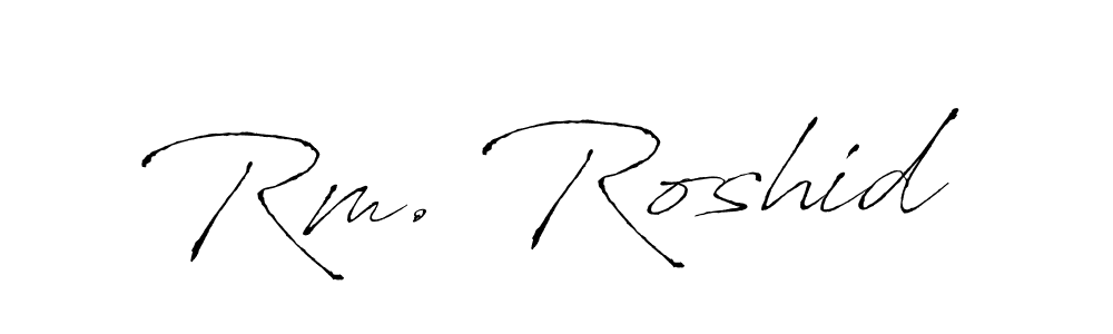 Antro_Vectra is a professional signature style that is perfect for those who want to add a touch of class to their signature. It is also a great choice for those who want to make their signature more unique. Get Rm. Roshid name to fancy signature for free. Rm. Roshid signature style 6 images and pictures png
