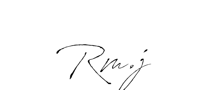 Also we have Rm.j♡ name is the best signature style. Create professional handwritten signature collection using Antro_Vectra autograph style. Rm.j♡ signature style 6 images and pictures png