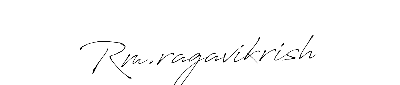 How to Draw Rm.ragavikrish signature style? Antro_Vectra is a latest design signature styles for name Rm.ragavikrish. Rm.ragavikrish signature style 6 images and pictures png