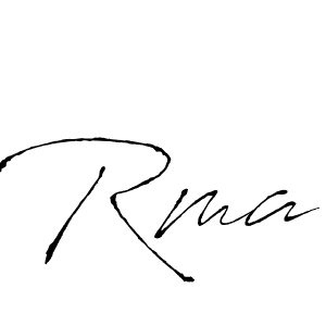 Design your own signature with our free online signature maker. With this signature software, you can create a handwritten (Antro_Vectra) signature for name Rma. Rma signature style 6 images and pictures png