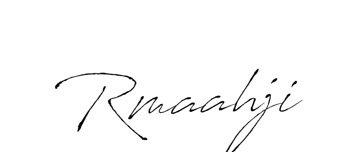 Antro_Vectra is a professional signature style that is perfect for those who want to add a touch of class to their signature. It is also a great choice for those who want to make their signature more unique. Get Rmaahji name to fancy signature for free. Rmaahji signature style 6 images and pictures png