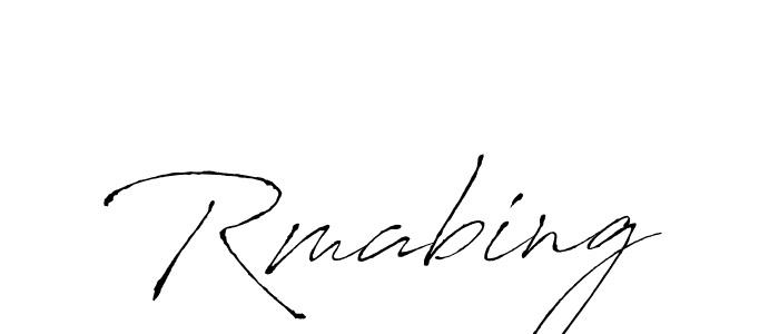 How to make Rmabing signature? Antro_Vectra is a professional autograph style. Create handwritten signature for Rmabing name. Rmabing signature style 6 images and pictures png