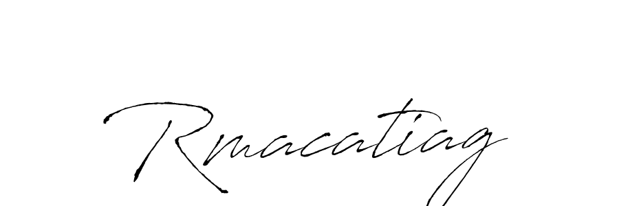 Make a beautiful signature design for name Rmacatiag. With this signature (Antro_Vectra) style, you can create a handwritten signature for free. Rmacatiag signature style 6 images and pictures png