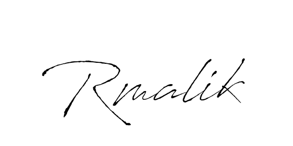 Antro_Vectra is a professional signature style that is perfect for those who want to add a touch of class to their signature. It is also a great choice for those who want to make their signature more unique. Get Rmalik name to fancy signature for free. Rmalik signature style 6 images and pictures png