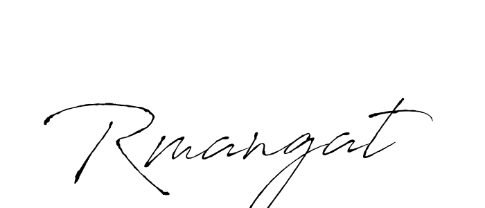 Antro_Vectra is a professional signature style that is perfect for those who want to add a touch of class to their signature. It is also a great choice for those who want to make their signature more unique. Get Rmangat name to fancy signature for free. Rmangat signature style 6 images and pictures png