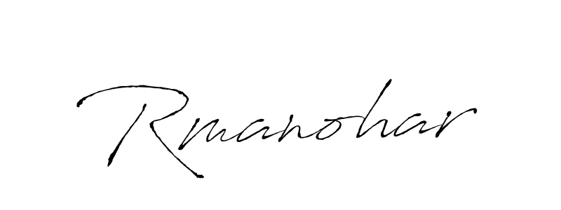 You should practise on your own different ways (Antro_Vectra) to write your name (Rmanohar) in signature. don't let someone else do it for you. Rmanohar signature style 6 images and pictures png