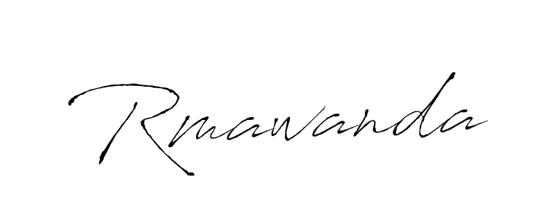 Use a signature maker to create a handwritten signature online. With this signature software, you can design (Antro_Vectra) your own signature for name Rmawanda. Rmawanda signature style 6 images and pictures png