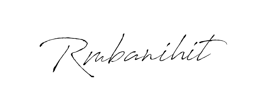 This is the best signature style for the Rmbanihit name. Also you like these signature font (Antro_Vectra). Mix name signature. Rmbanihit signature style 6 images and pictures png