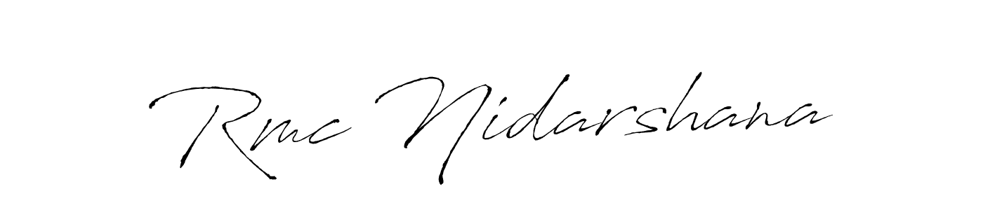 Make a short Rmc Nidarshana signature style. Manage your documents anywhere anytime using Antro_Vectra. Create and add eSignatures, submit forms, share and send files easily. Rmc Nidarshana signature style 6 images and pictures png