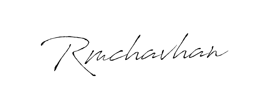 Rmchavhan stylish signature style. Best Handwritten Sign (Antro_Vectra) for my name. Handwritten Signature Collection Ideas for my name Rmchavhan. Rmchavhan signature style 6 images and pictures png