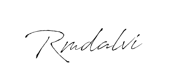 How to make Rmdalvi name signature. Use Antro_Vectra style for creating short signs online. This is the latest handwritten sign. Rmdalvi signature style 6 images and pictures png