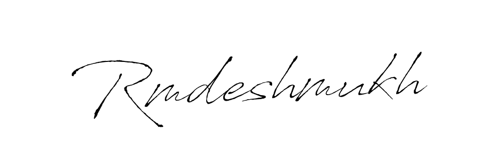 How to make Rmdeshmukh signature? Antro_Vectra is a professional autograph style. Create handwritten signature for Rmdeshmukh name. Rmdeshmukh signature style 6 images and pictures png