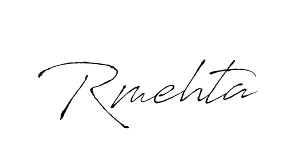 Design your own signature with our free online signature maker. With this signature software, you can create a handwritten (Antro_Vectra) signature for name Rmehta. Rmehta signature style 6 images and pictures png