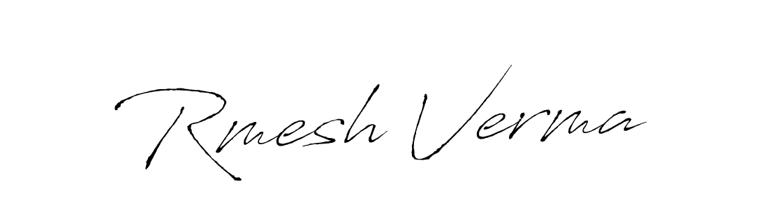 How to make Rmesh Verma signature? Antro_Vectra is a professional autograph style. Create handwritten signature for Rmesh Verma name. Rmesh Verma signature style 6 images and pictures png