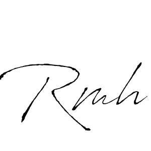 Make a beautiful signature design for name Rmh. Use this online signature maker to create a handwritten signature for free. Rmh signature style 6 images and pictures png