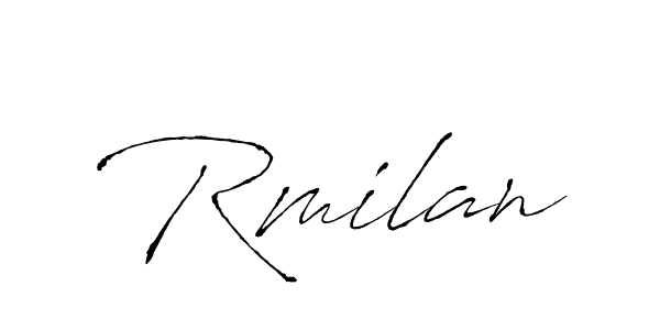 It looks lik you need a new signature style for name Rmilan. Design unique handwritten (Antro_Vectra) signature with our free signature maker in just a few clicks. Rmilan signature style 6 images and pictures png