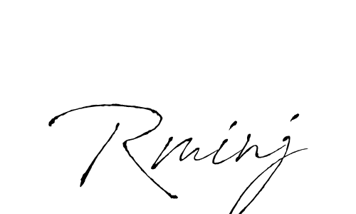It looks lik you need a new signature style for name Rminj. Design unique handwritten (Antro_Vectra) signature with our free signature maker in just a few clicks. Rminj signature style 6 images and pictures png