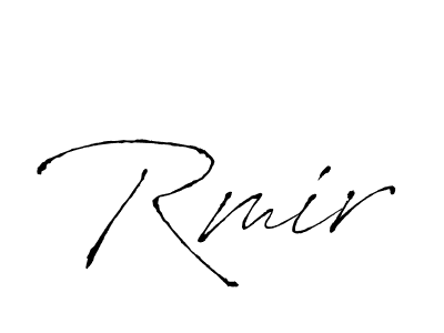 How to make Rmir signature? Antro_Vectra is a professional autograph style. Create handwritten signature for Rmir name. Rmir signature style 6 images and pictures png