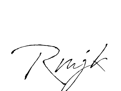 Use a signature maker to create a handwritten signature online. With this signature software, you can design (Antro_Vectra) your own signature for name Rmjk. Rmjk signature style 6 images and pictures png