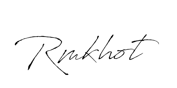How to make Rmkhot name signature. Use Antro_Vectra style for creating short signs online. This is the latest handwritten sign. Rmkhot signature style 6 images and pictures png