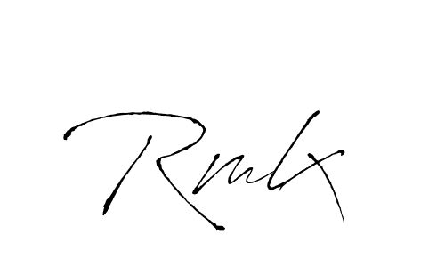 Design your own signature with our free online signature maker. With this signature software, you can create a handwritten (Antro_Vectra) signature for name Rmlx . Rmlx  signature style 6 images and pictures png