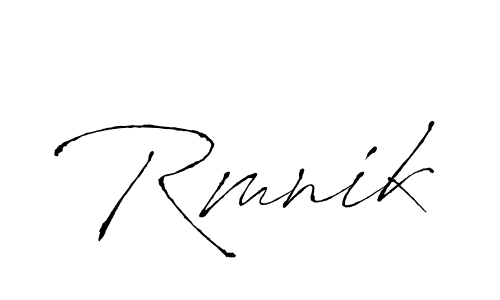 Once you've used our free online signature maker to create your best signature Antro_Vectra style, it's time to enjoy all of the benefits that Rmnik name signing documents. Rmnik signature style 6 images and pictures png