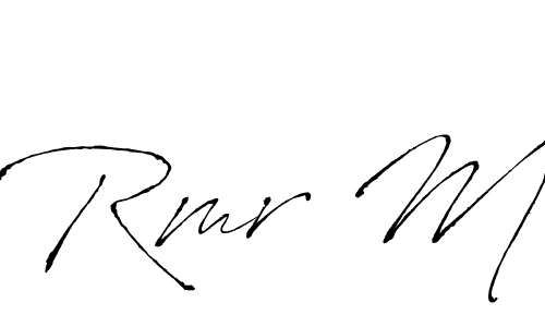 It looks lik you need a new signature style for name Rmr M. Design unique handwritten (Antro_Vectra) signature with our free signature maker in just a few clicks. Rmr M signature style 6 images and pictures png