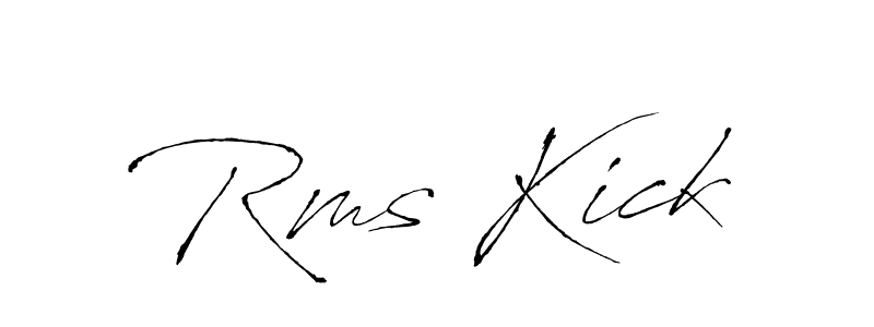 Also we have Rms Kick name is the best signature style. Create professional handwritten signature collection using Antro_Vectra autograph style. Rms Kick signature style 6 images and pictures png