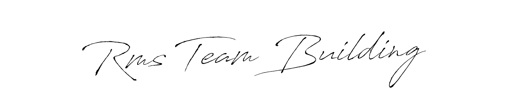Also You can easily find your signature by using the search form. We will create Rms Team Building name handwritten signature images for you free of cost using Antro_Vectra sign style. Rms Team Building signature style 6 images and pictures png